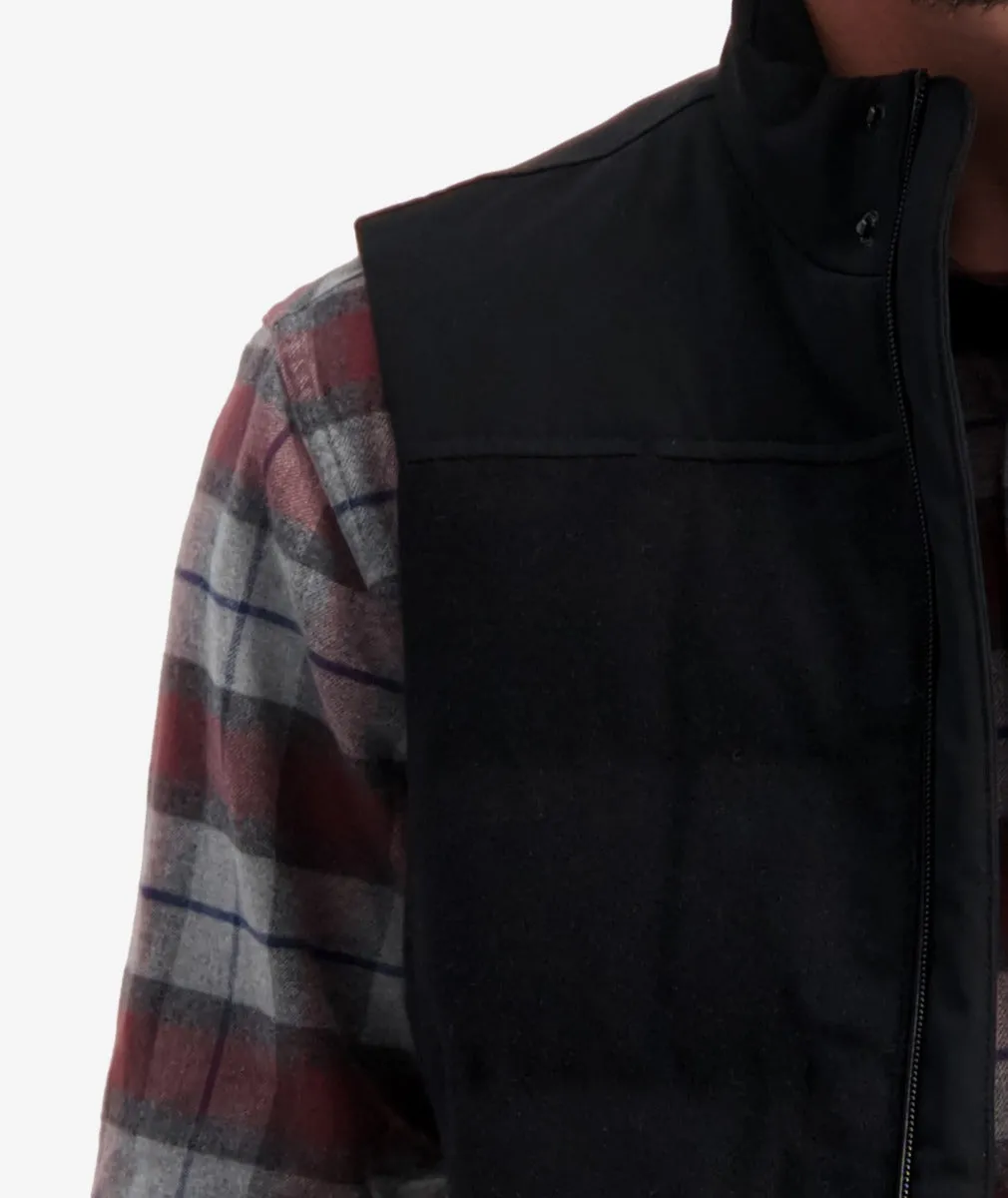 Hakatere Insulated Vest - Black Tweed