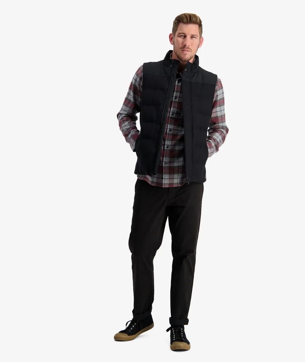 Hakatere Insulated Vest - Black Tweed