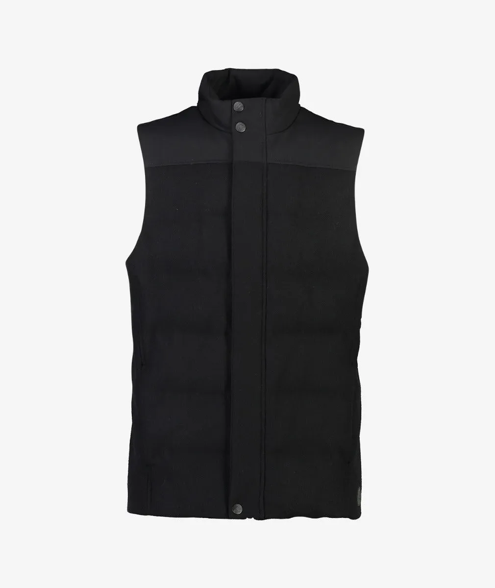 Hakatere Insulated Vest - Black Tweed