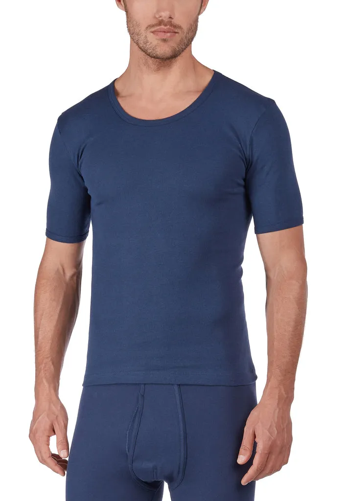 HUBER hautnah - Cotton Fine Rib - Shirt s/slv