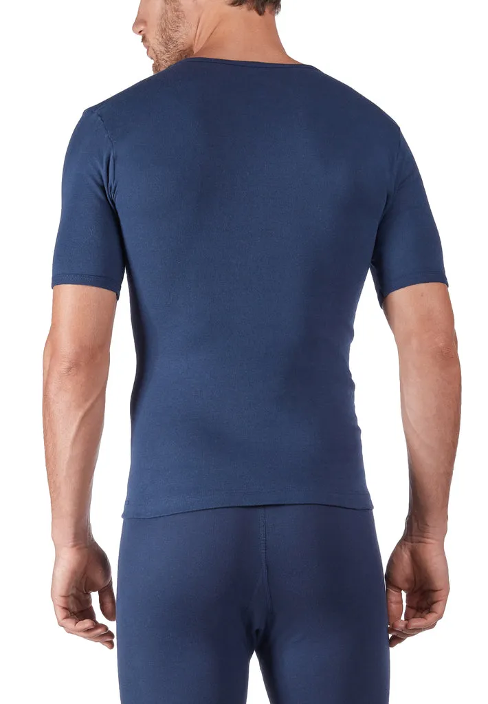 HUBER hautnah - Cotton Fine Rib - Shirt s/slv