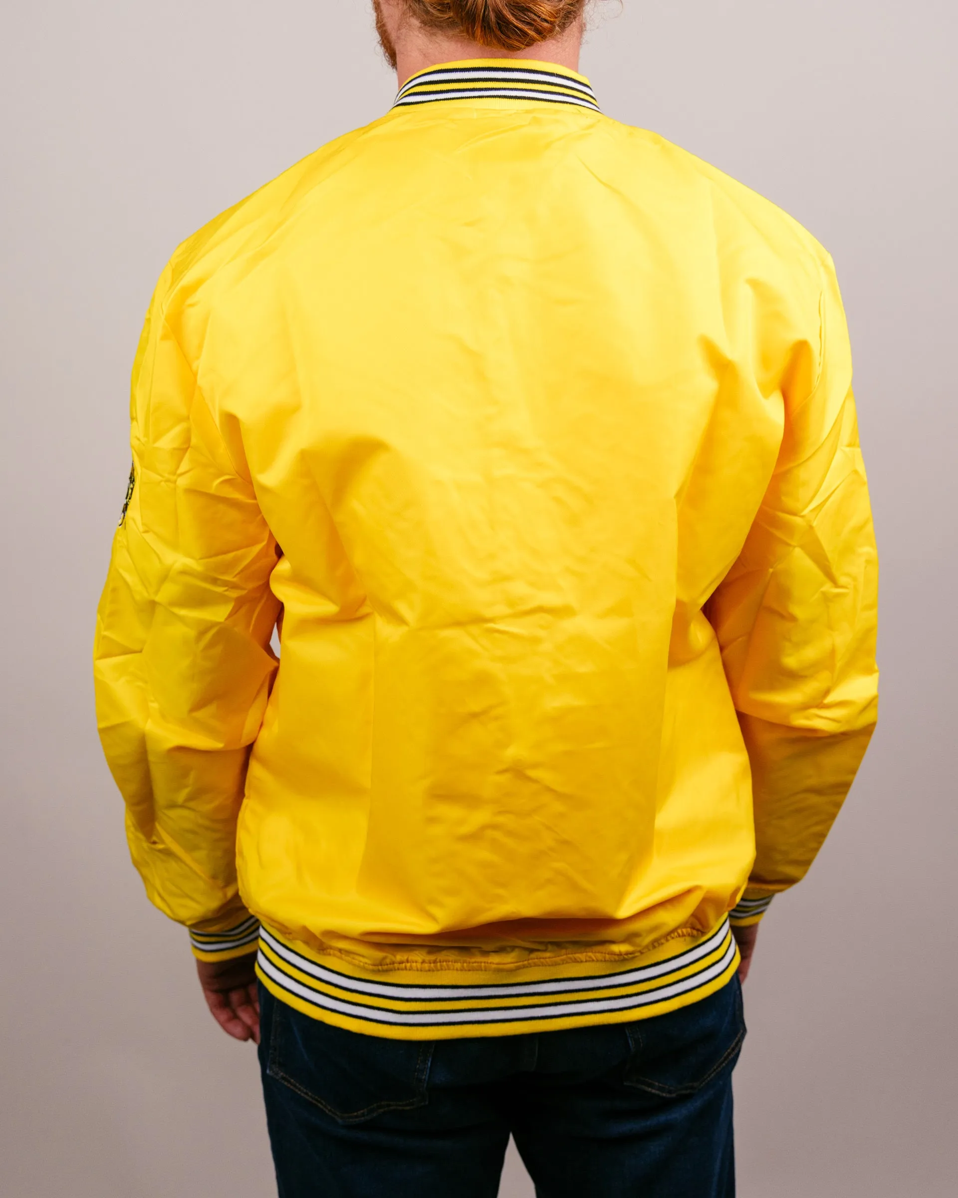Iowa Hawks Yellow Varsity Jacket