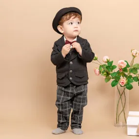 Korean Calix Suit Set (Jacket Top Pants)