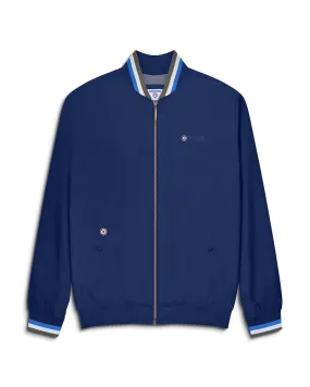 Lambretta Men's SS1626 Triple Tipped Monkey Jacket Navy Blue (Khaki/White/Vallarta)