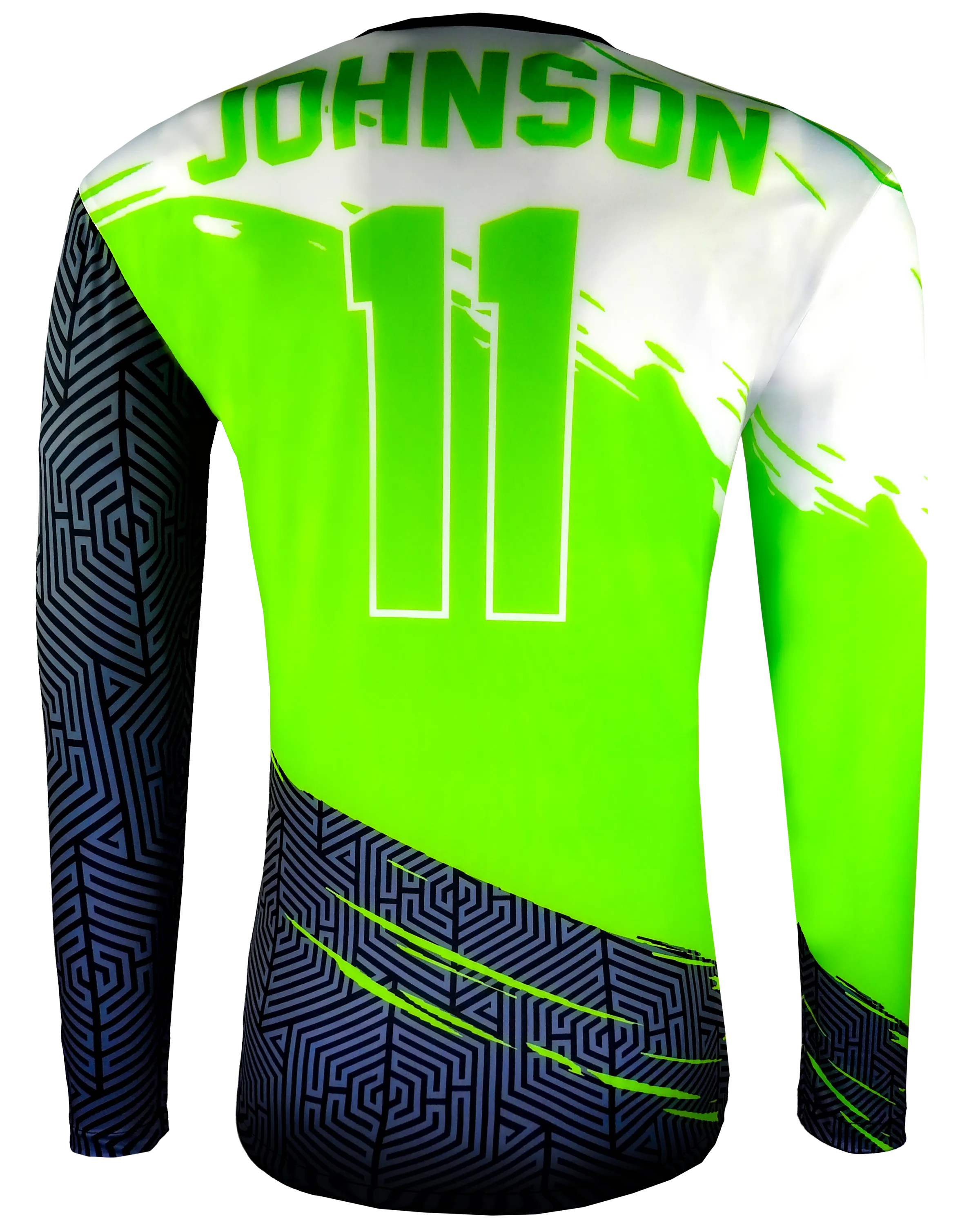 LONG SLEEVE Single Ply REVERSIBLE V Neck Compression Shirt