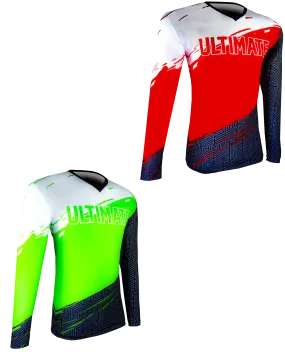 LONG SLEEVE Single Ply REVERSIBLE V Neck Compression Shirt