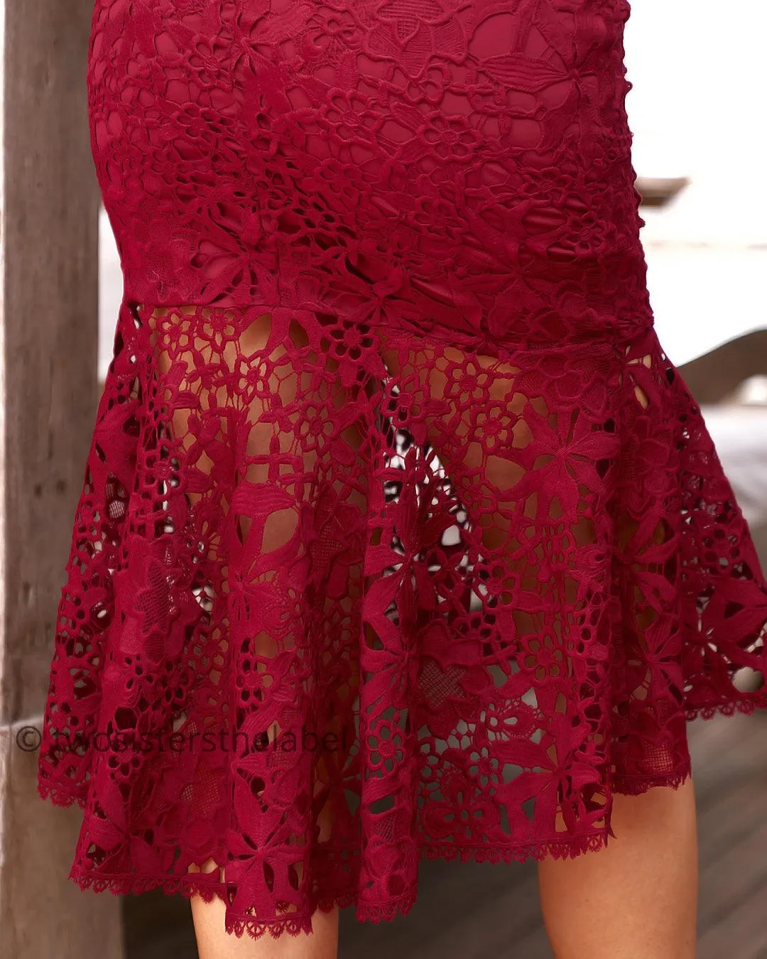 Madison Dress in Red