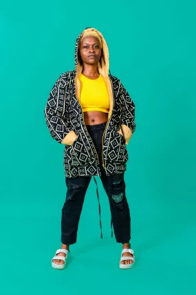 Mali African Print Oversize Jacket