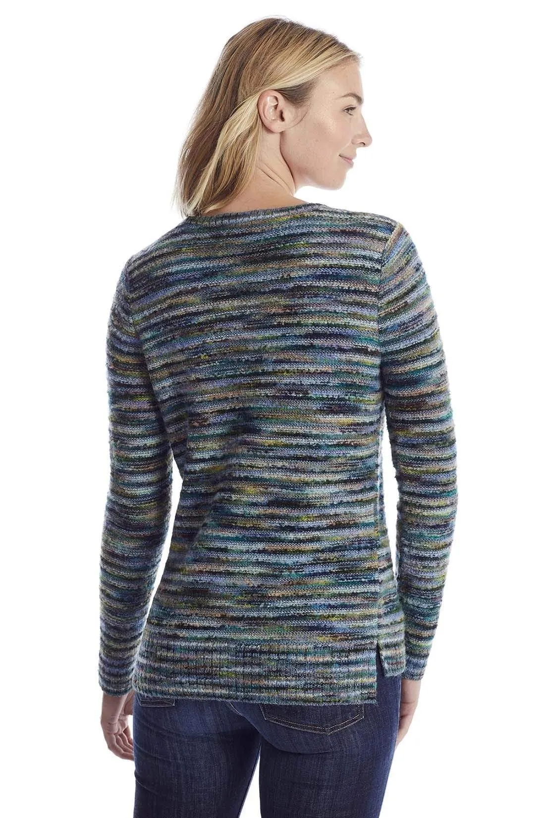 Marcia Hand-Dyed Crew Neck Alpaca Sweater for Women