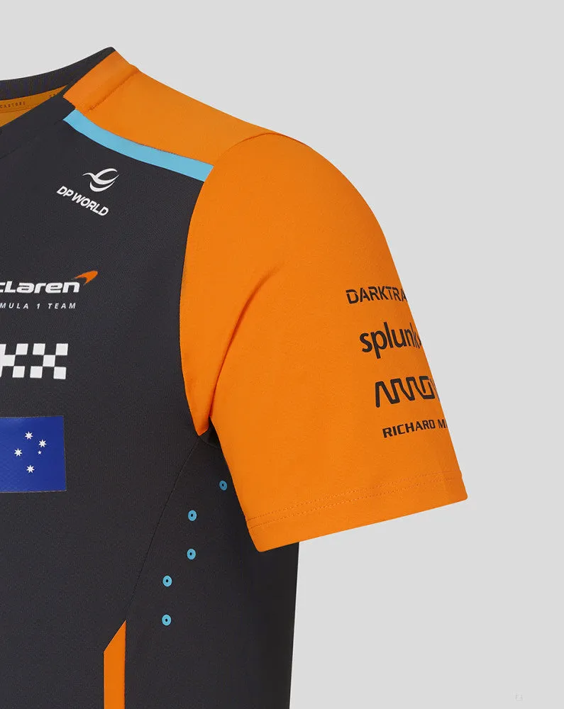 McLaren t-shirt, Castore, Oscar Piastri, gray
