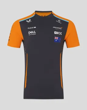 McLaren t-shirt, Castore, Oscar Piastri, gray