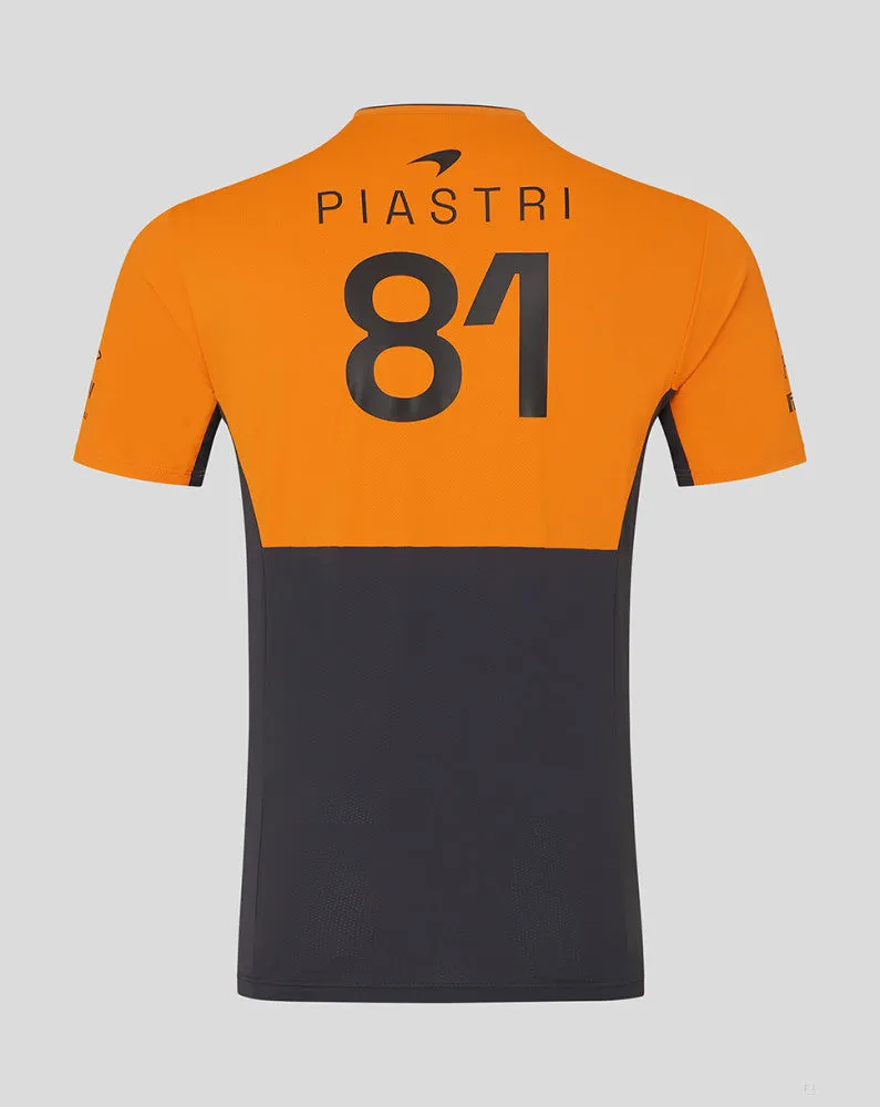McLaren t-shirt, Castore, Oscar Piastri, gray