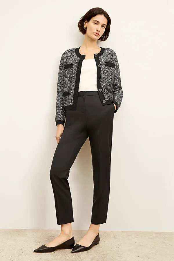 Mejia Pant - Washable Wool Twill :: Black