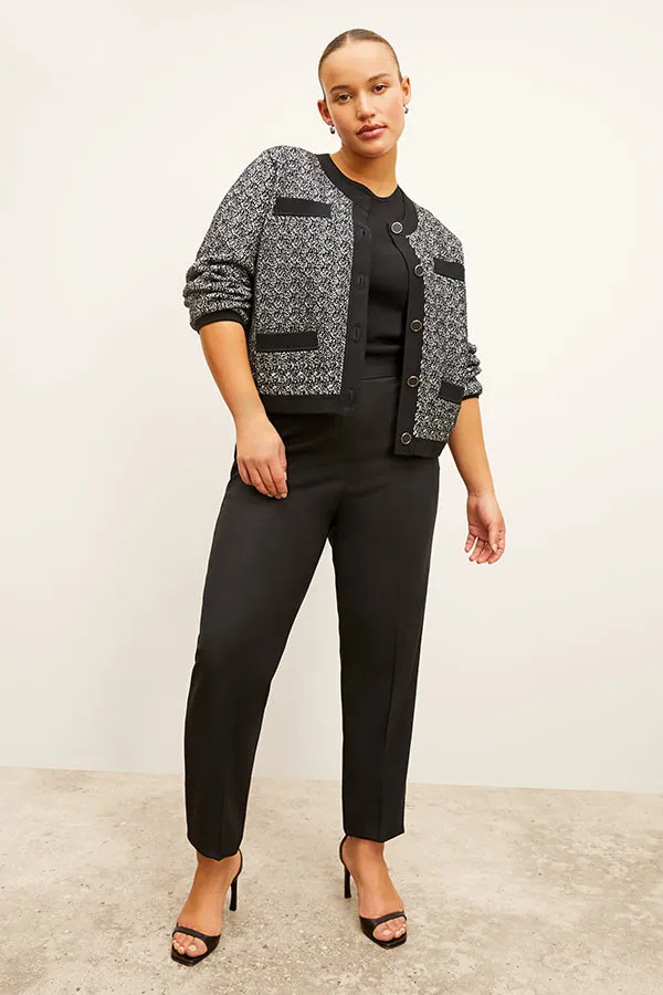 Mejia Pant - Washable Wool Twill :: Black