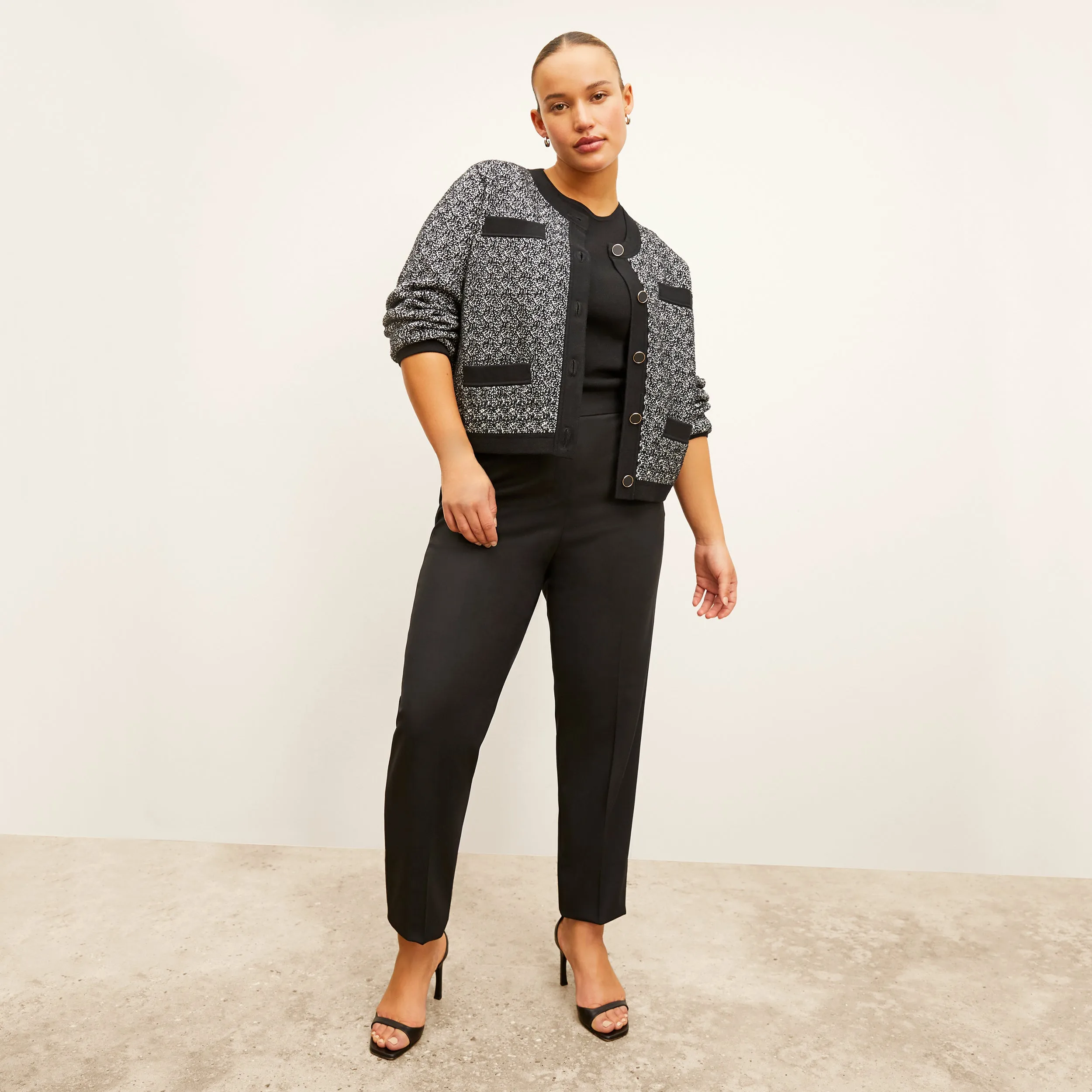 Mejia Pant - Washable Wool Twill :: Black