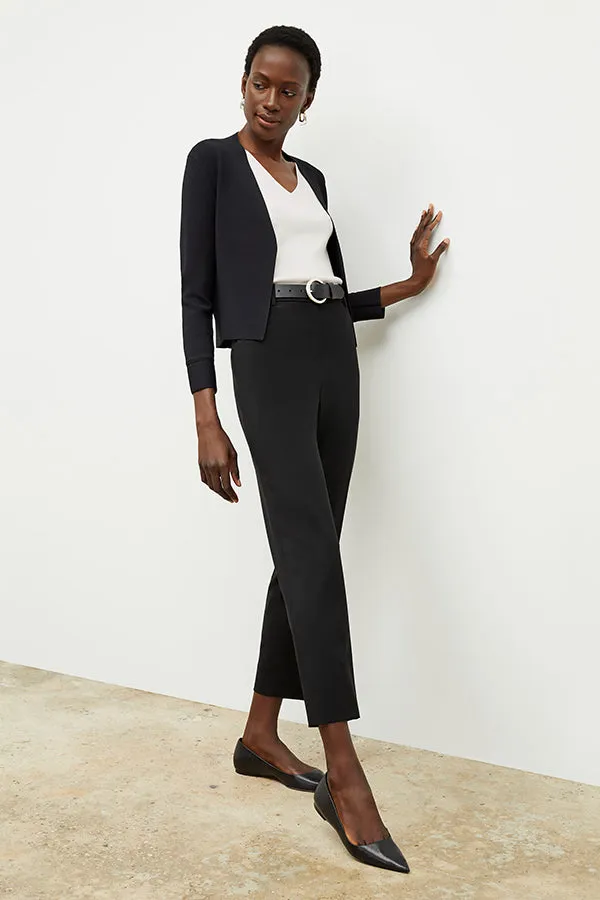 Mejia Pant - Washable Wool Twill :: Black
