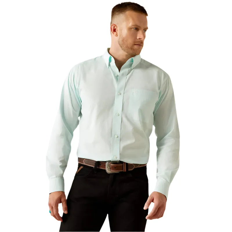 Men's Ariat Solid Slub Classic Fit Shirt 10055116