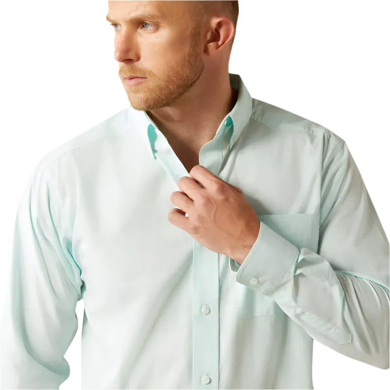 Men's Ariat Solid Slub Classic Fit Shirt 10055116