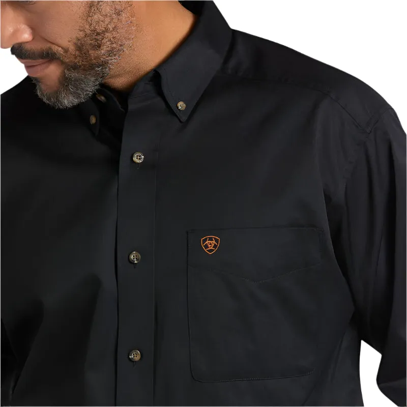 Men's Ariat Solid Twill Classic Fit Shirt 10000502