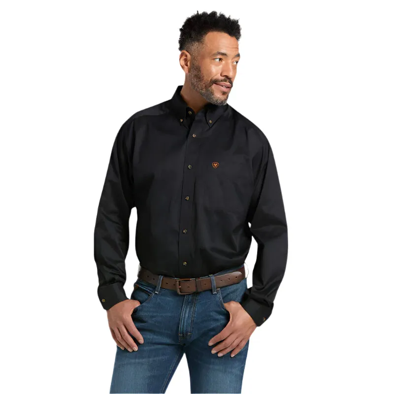 Men's Ariat Solid Twill Classic Fit Shirt 10000502