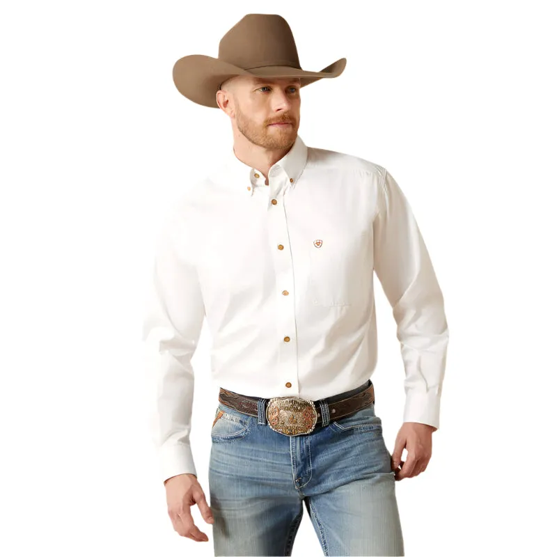 Men's Ariat Solid Twill Classic Fit Shirt 10000503