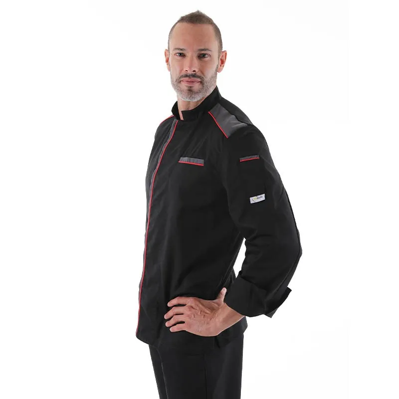 Men's Fusion Long Sleeve Chef Coat - MANELLI