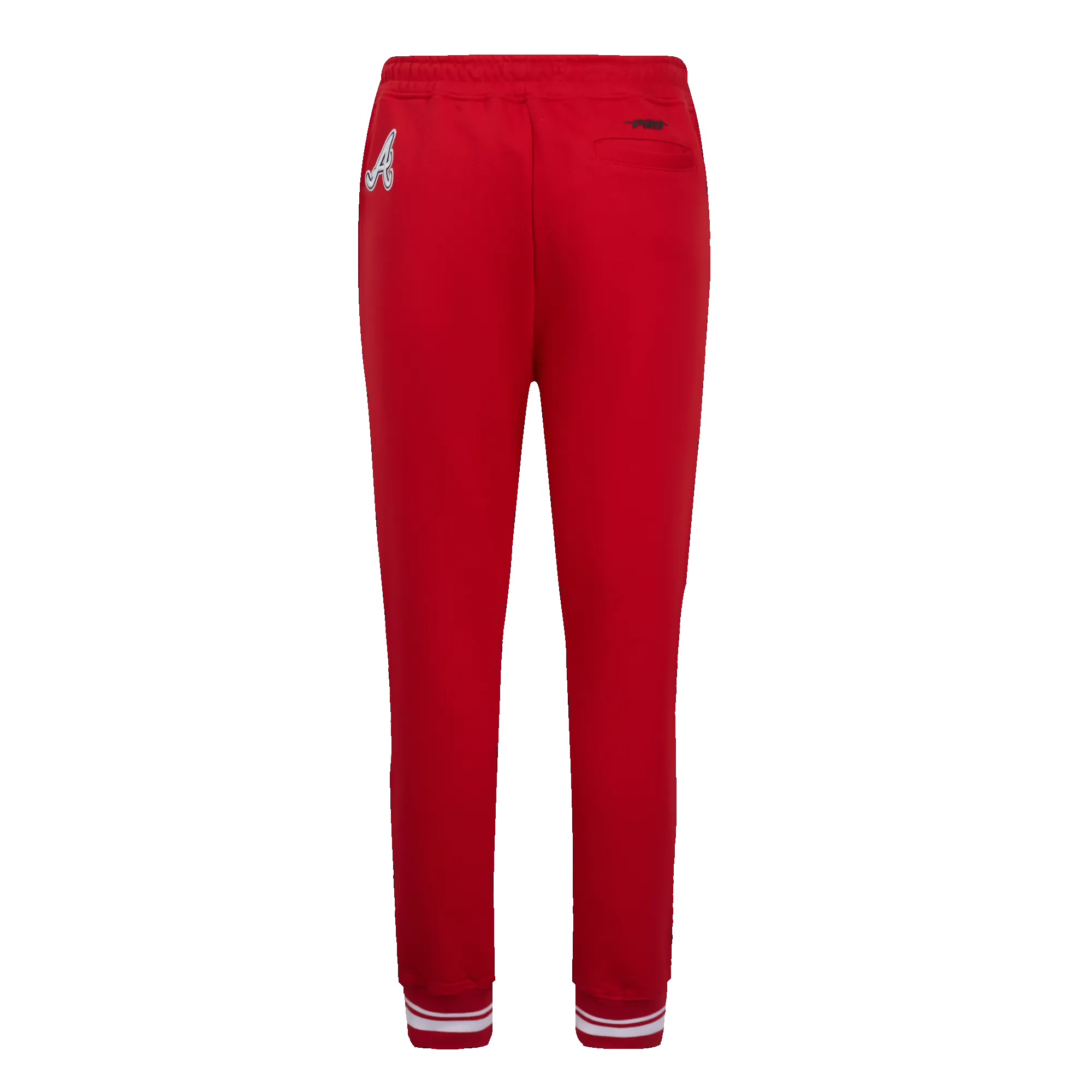 MLB ATLANTA BRAVES PRO PREP WOMEN'S RIB FLC SWEATPANT (RED)