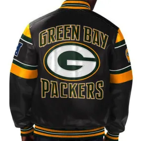 NFL Green Bay Packers Leather Jacket For Men and Women