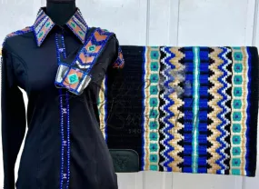 Olivia Blue Western Day Shirt