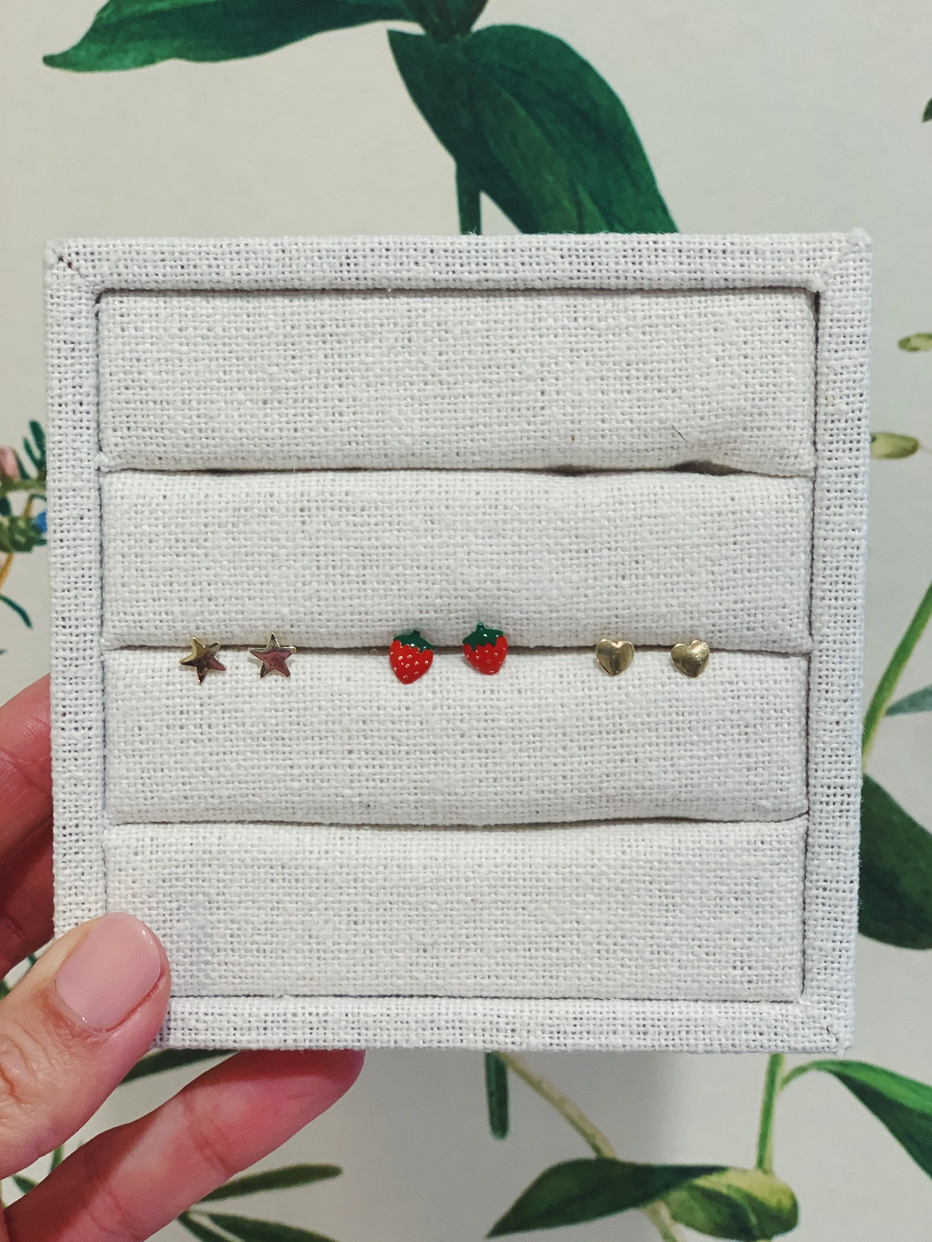 Petite Children's Heart Studs
