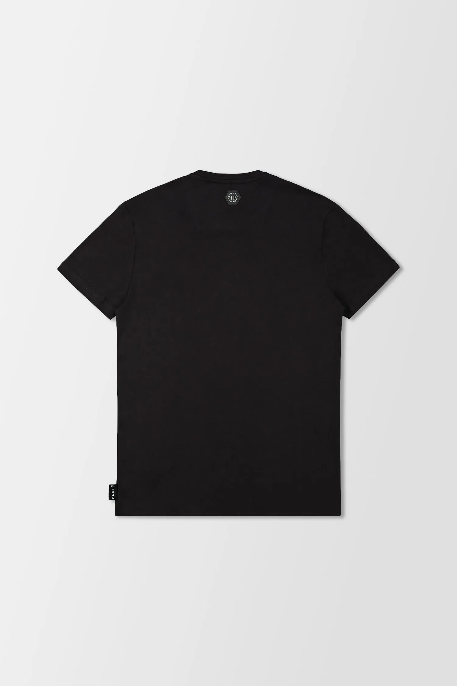 Philipp Plein Black/Red Round Neck SS Skull Strass T-Shirt