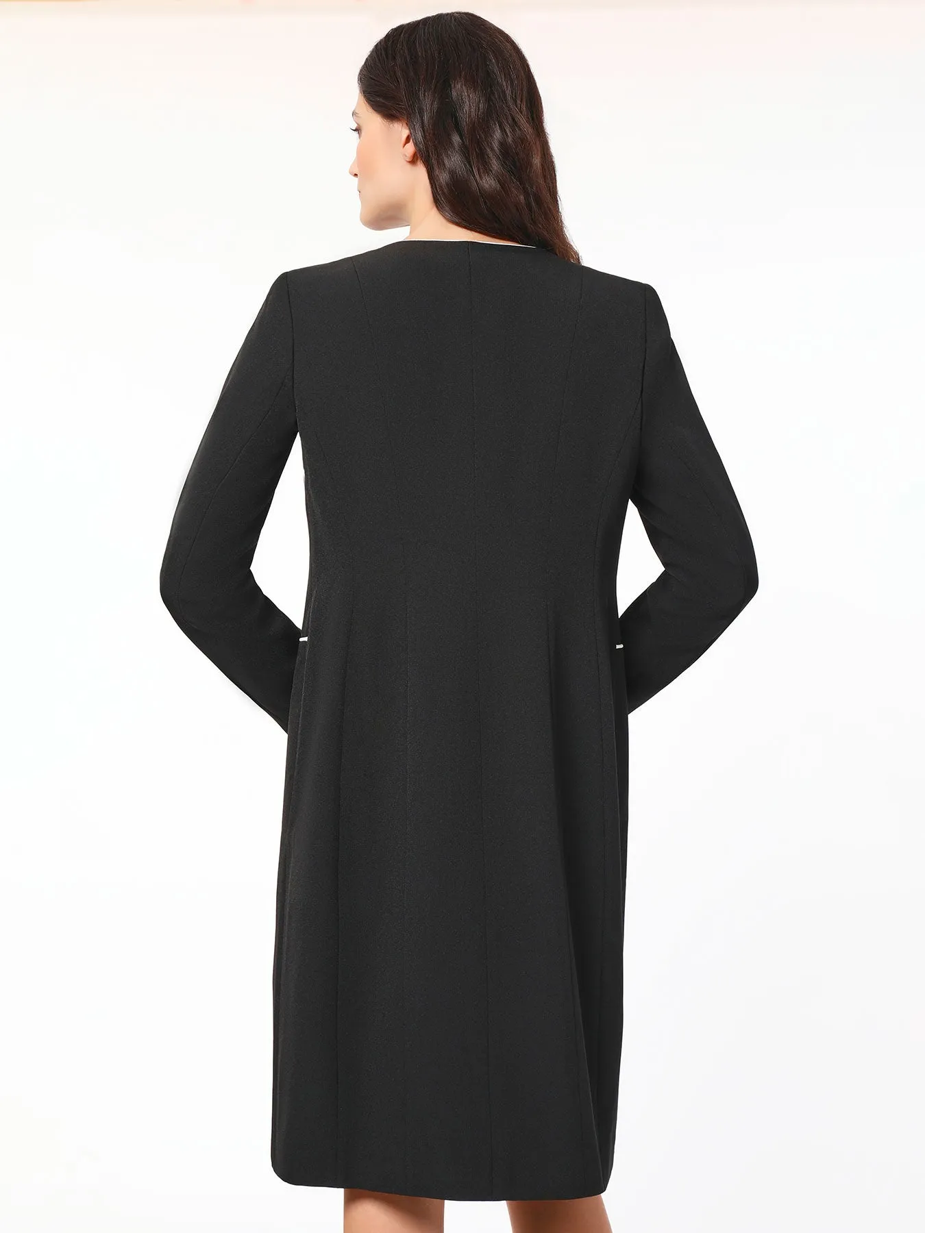 Plus Aurora Topper, Iconic Stretch Crepe