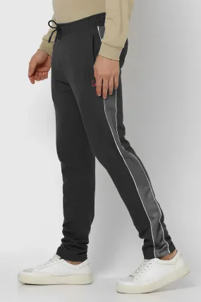 Polo Republica Men's Contrast Panel Pony Embroidered Terry Trousers