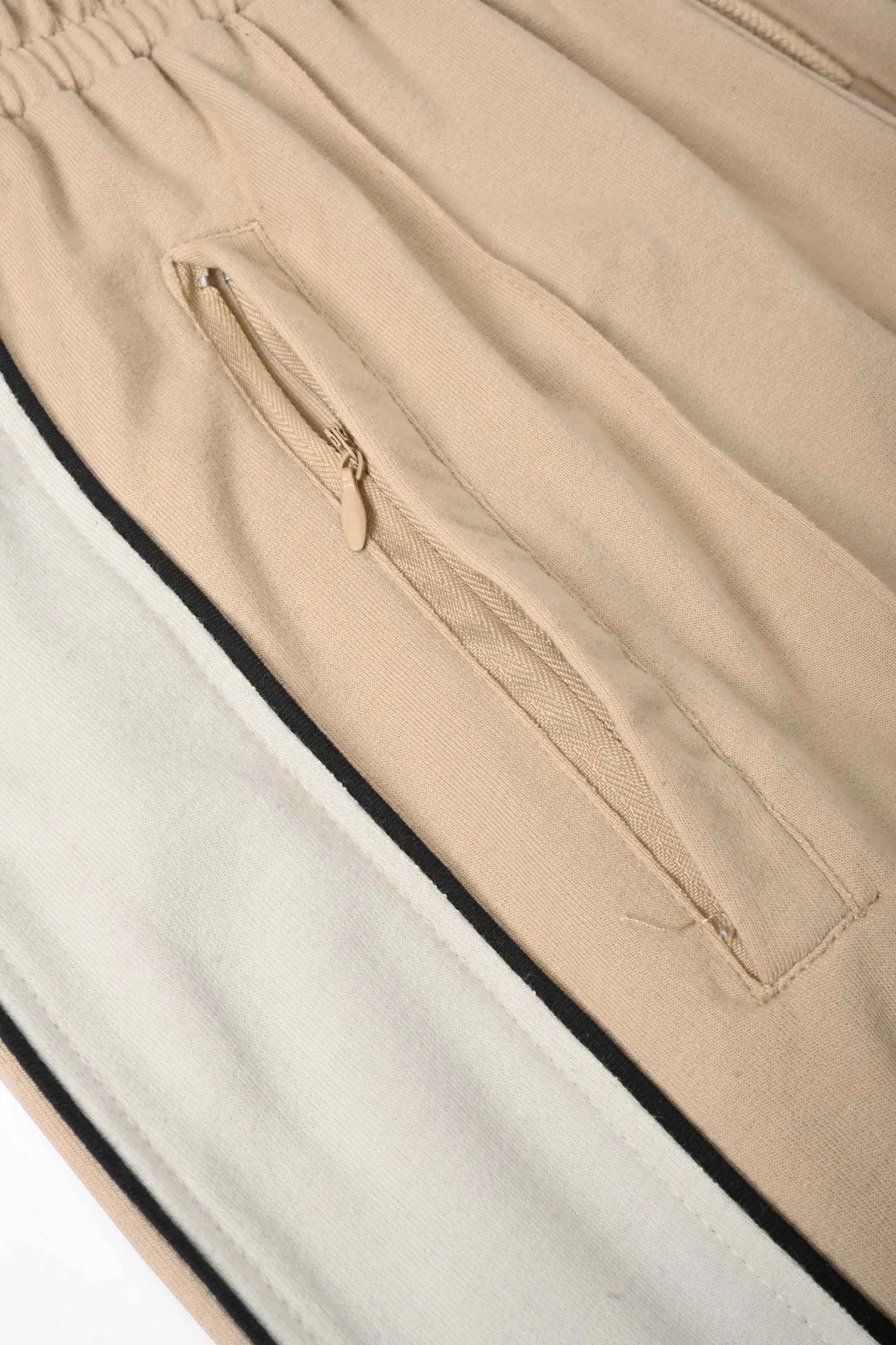 Polo Republica Men's Contrast Panel Pony Embroidered Terry Trousers