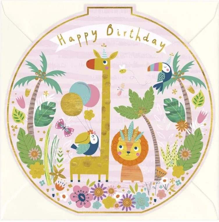 "Happy Birthday" Greetings Card