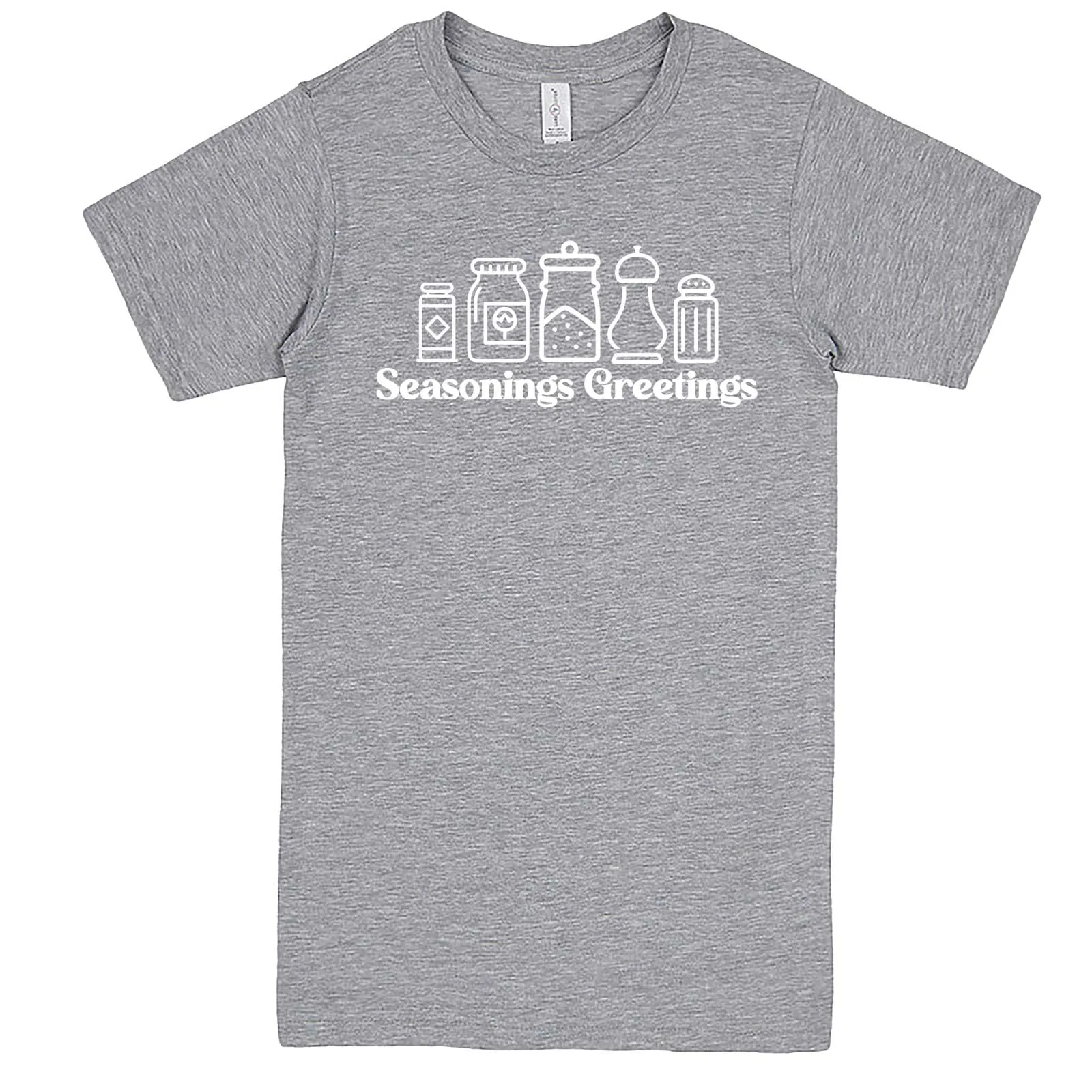 "Seasonings Greetings" men's t-shirt