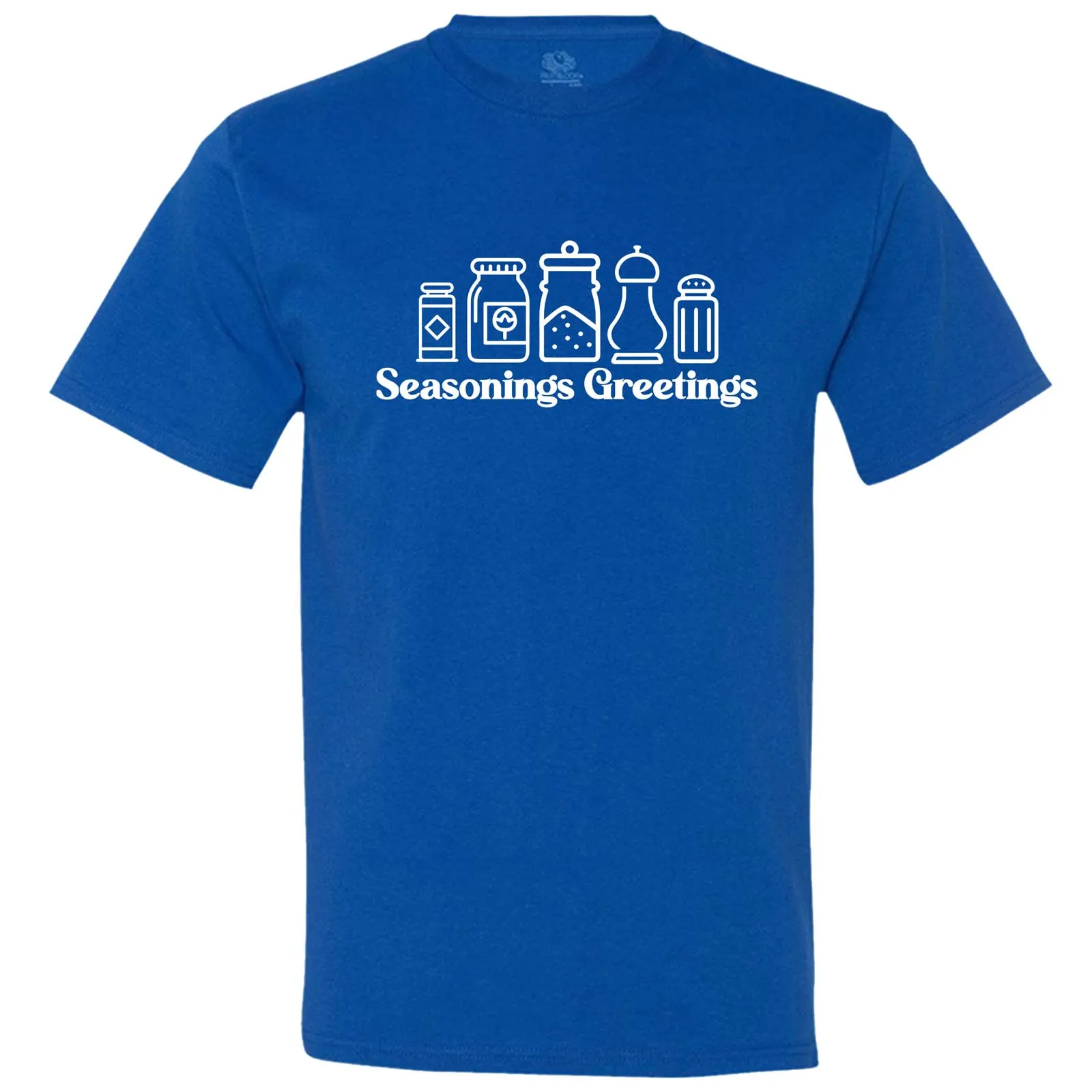 "Seasonings Greetings" men's t-shirt