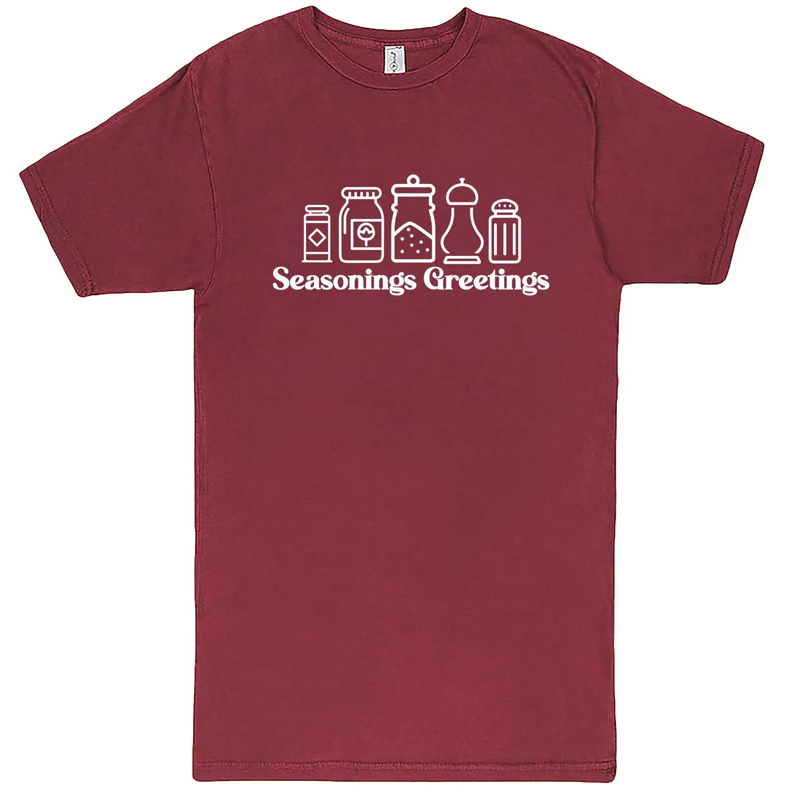 "Seasonings Greetings" men's t-shirt