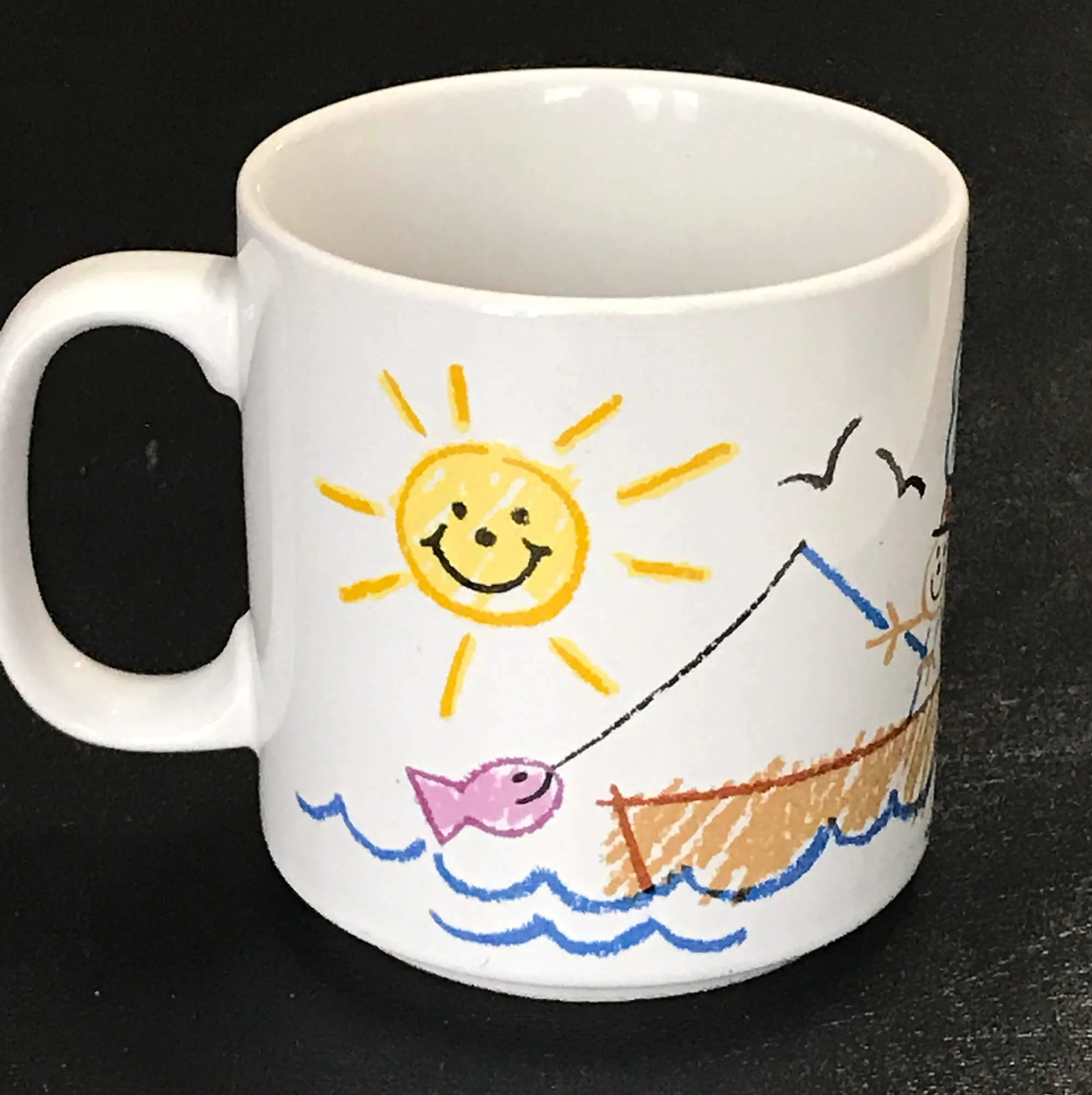 Russ Berrie "I Love You Grandpa" ceramic mug