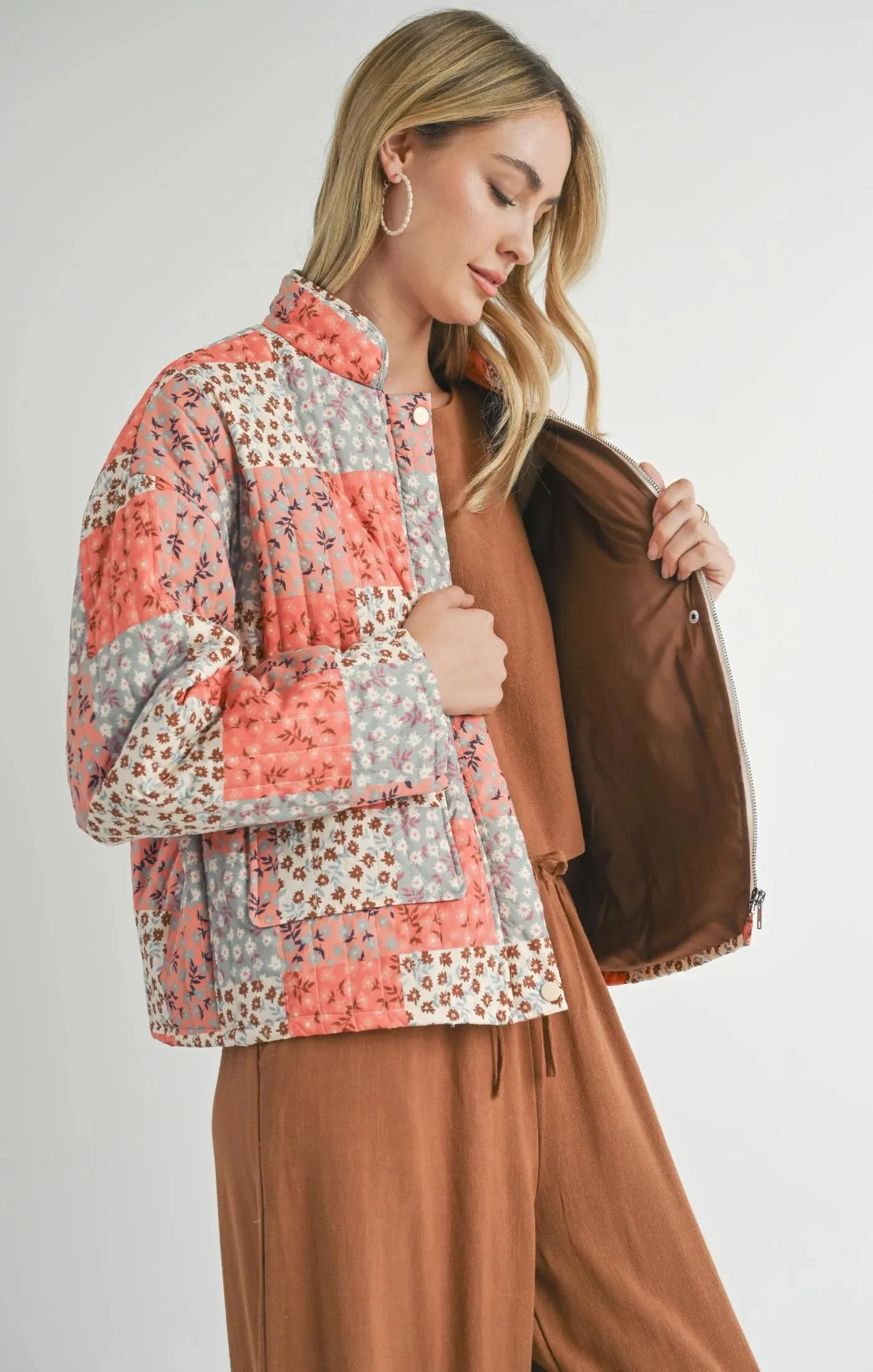 Sadie & Sage Collector Patchwork Quilt Jacket