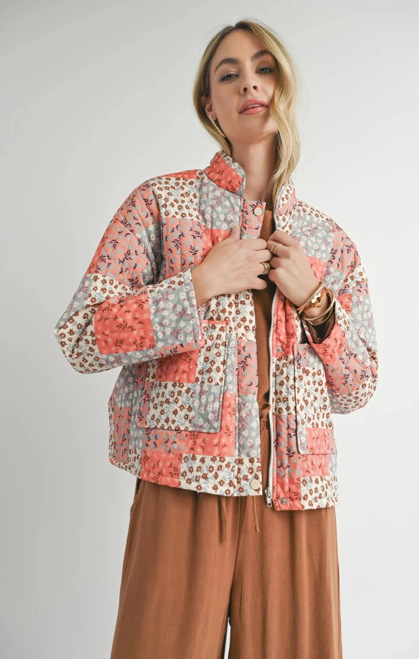 Sadie & Sage Collector Patchwork Quilt Jacket