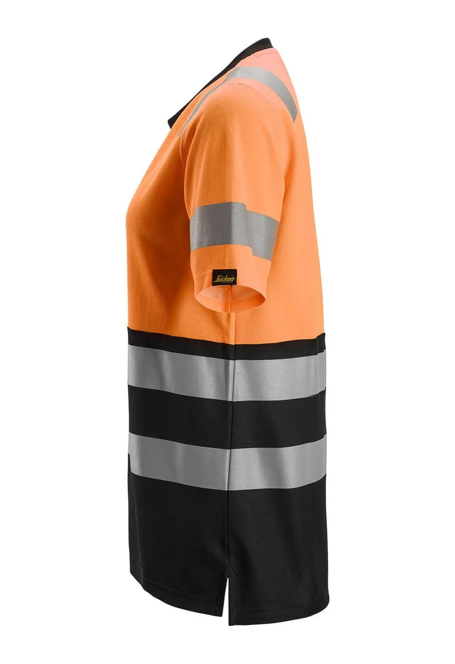 Snickers&#x20;High-Vis&#x20;Work&#x20;T-shirt&#x20;Class&#x20;1&#x20;Women&#x20;2573&#x20;-&#x20;Orange