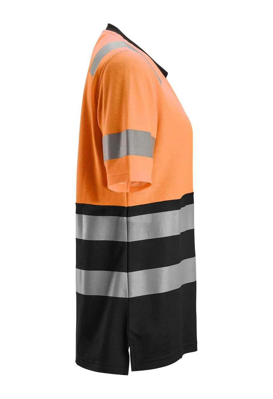 Snickers&#x20;High-Vis&#x20;Work&#x20;T-shirt&#x20;Class&#x20;1&#x20;Women&#x20;2573&#x20;-&#x20;Orange
