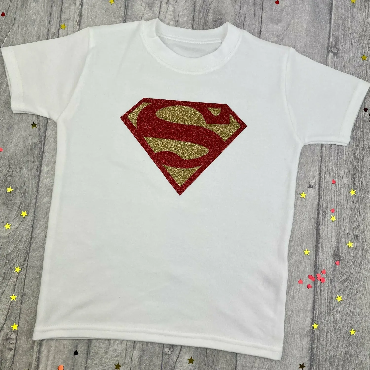 Superman T-Shirt, Superhero Boy's Short Sleeve Top