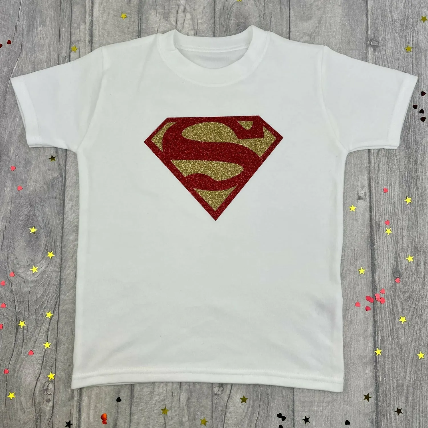 Superman T-Shirt, Superhero Boy's Short Sleeve Top