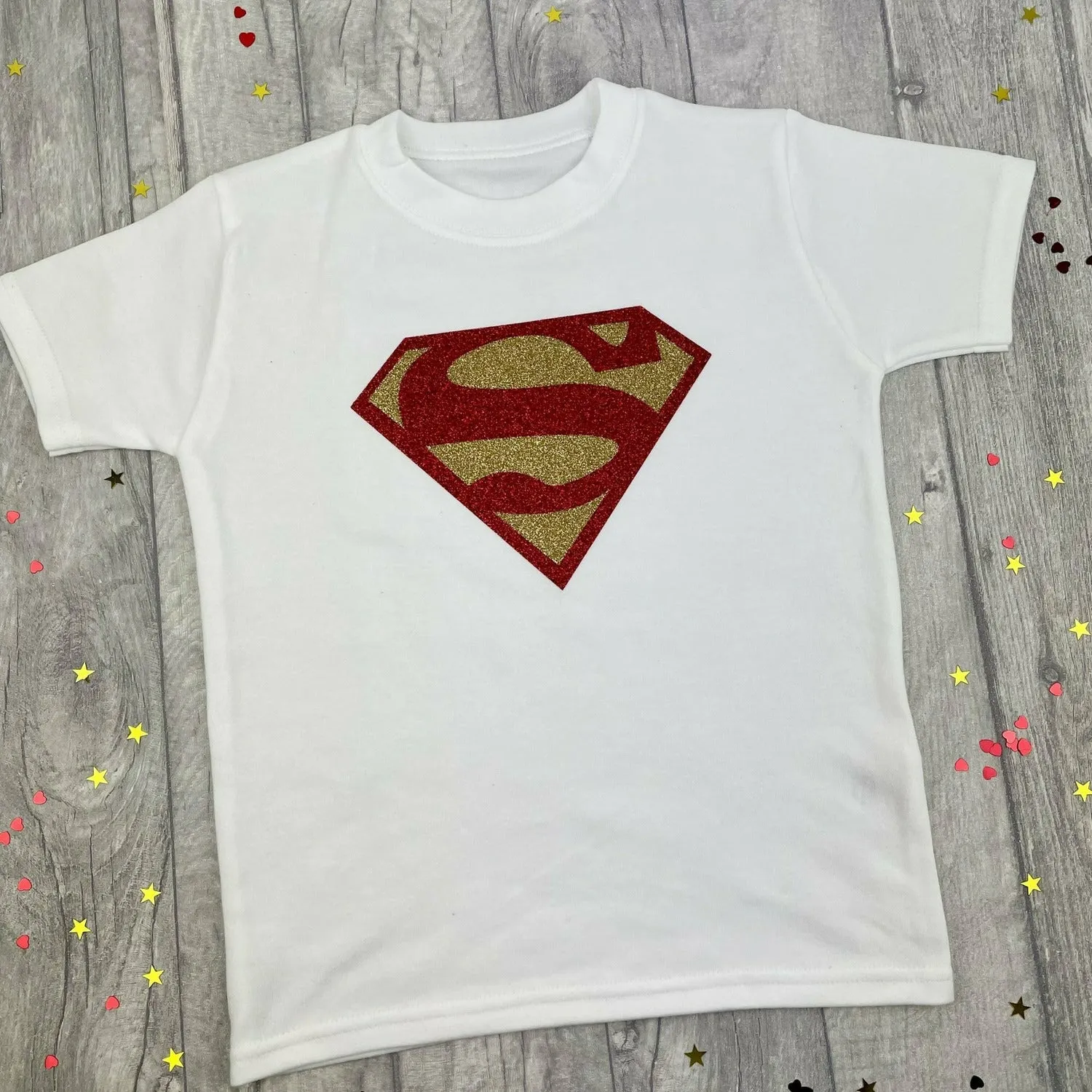 Superman T-Shirt, Superhero Boy's Short Sleeve Top