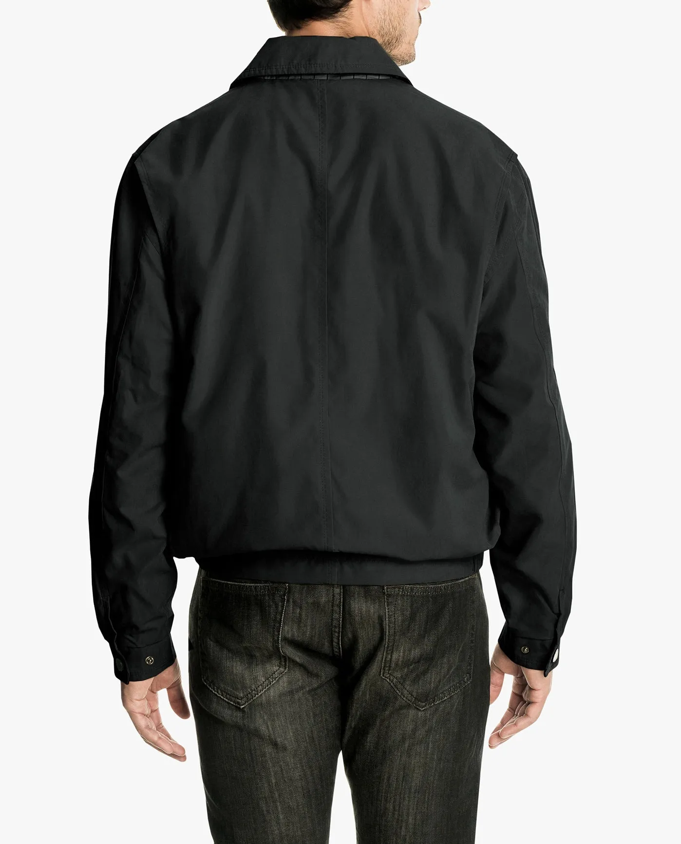 TALL MEN'S AUBURN LIGHT WEIGHT ZIP FRONT GOLF JACKET