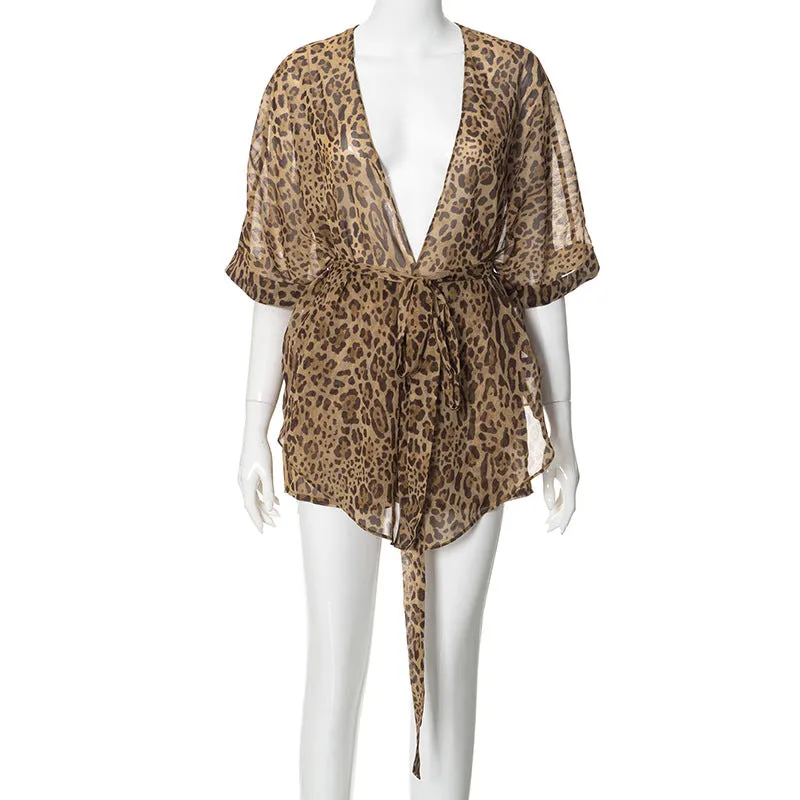 Tied Top Shorts Two-piece Suit