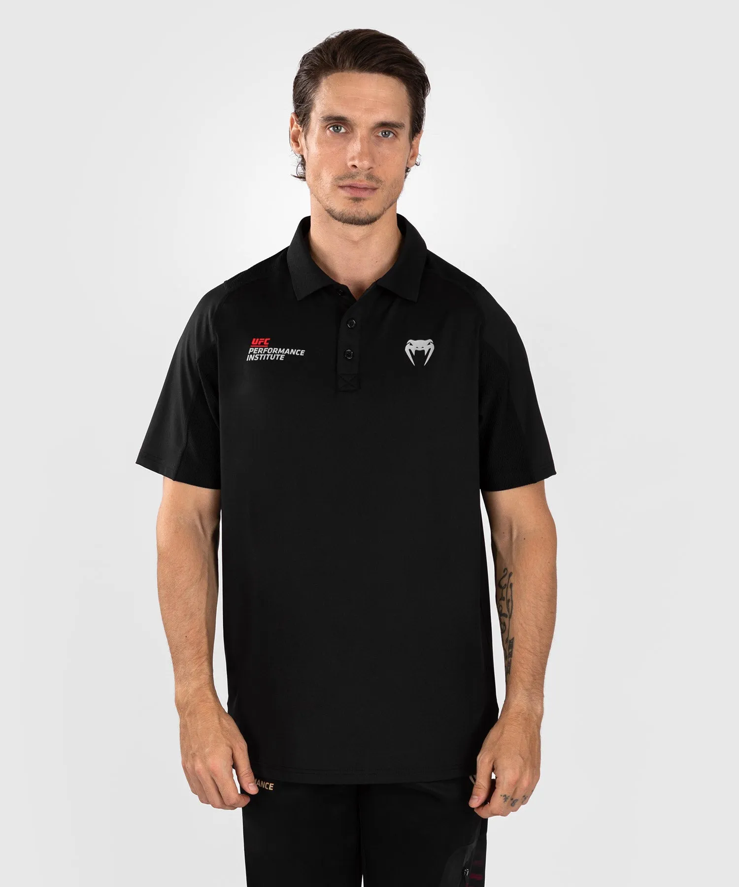 UFC Venum Performance Institute 2.0 Men’s Polo Shirt - Black/Red