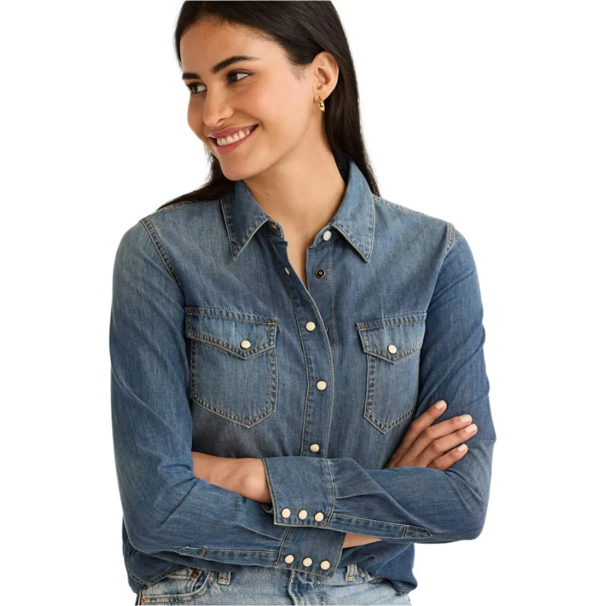 Women's Pendleton Chambray Gambler Shirt TM502-69805
